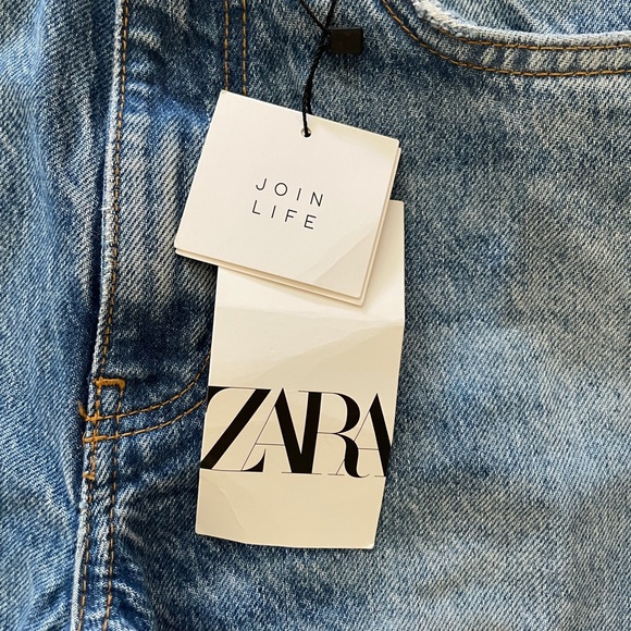 NWT Zara Women’s Premium The Vintage Flare Jeans in Sentinel Blue. - Picture 6 of 6
